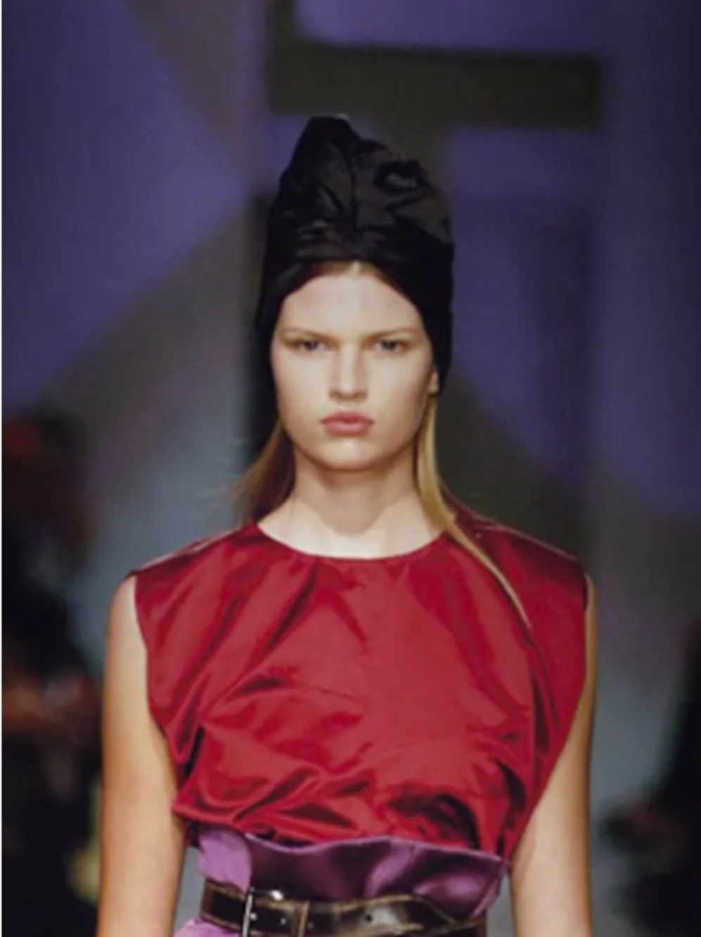 Prada Spring 2007 Red Silk Blouse